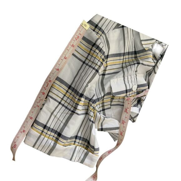 NWT! Lafayette 148 Plaid Blouse with Belt Sz 8 - Picture 8 of 8